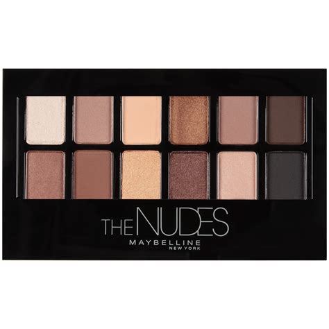 maybelline nudes palette|The Nudes eye shadow palette .